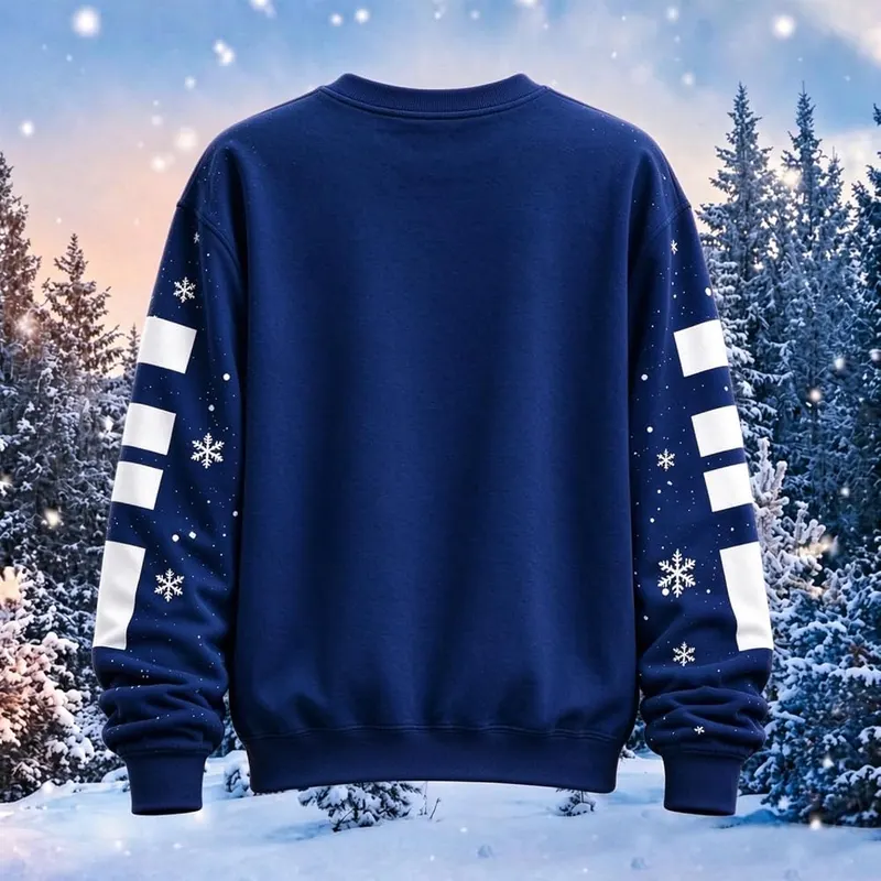 Generic Christmas Tops A008blue Small – product photo 5 of 5
