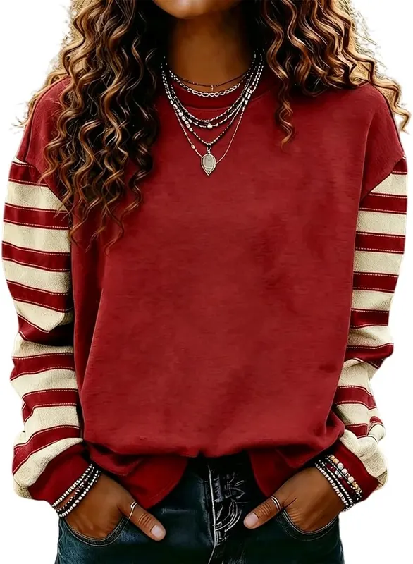 Generic Christmas Tops Y2K A002-red in A002-red