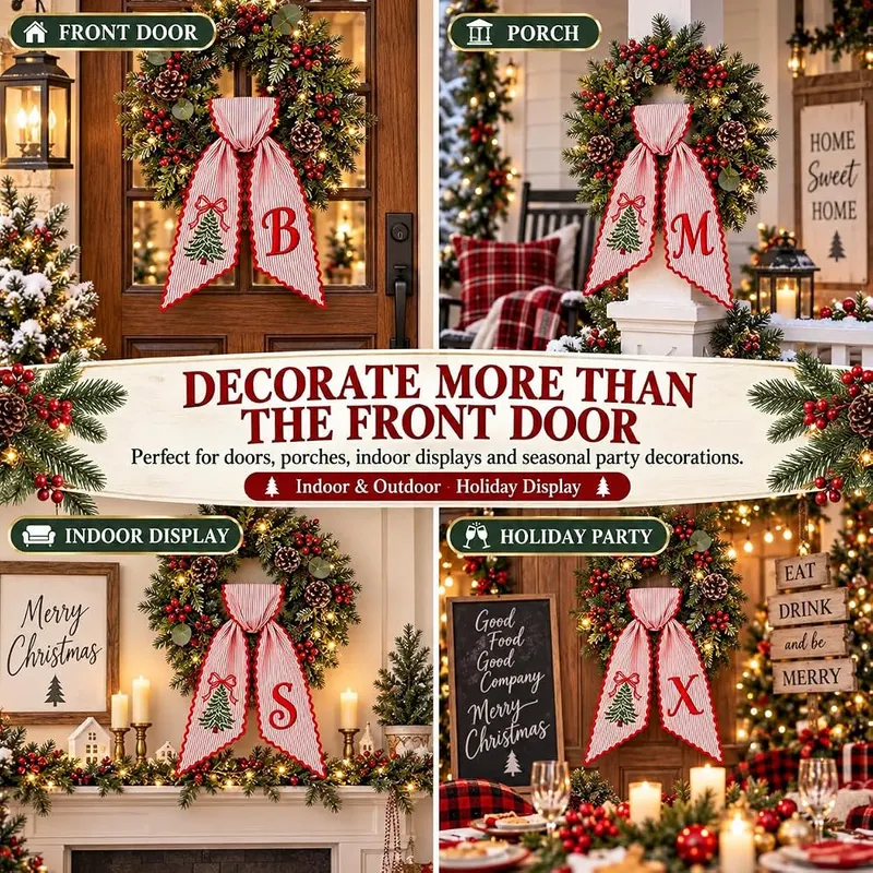 Generic Christmas Wreath Sash #a – product photo 7 of 9