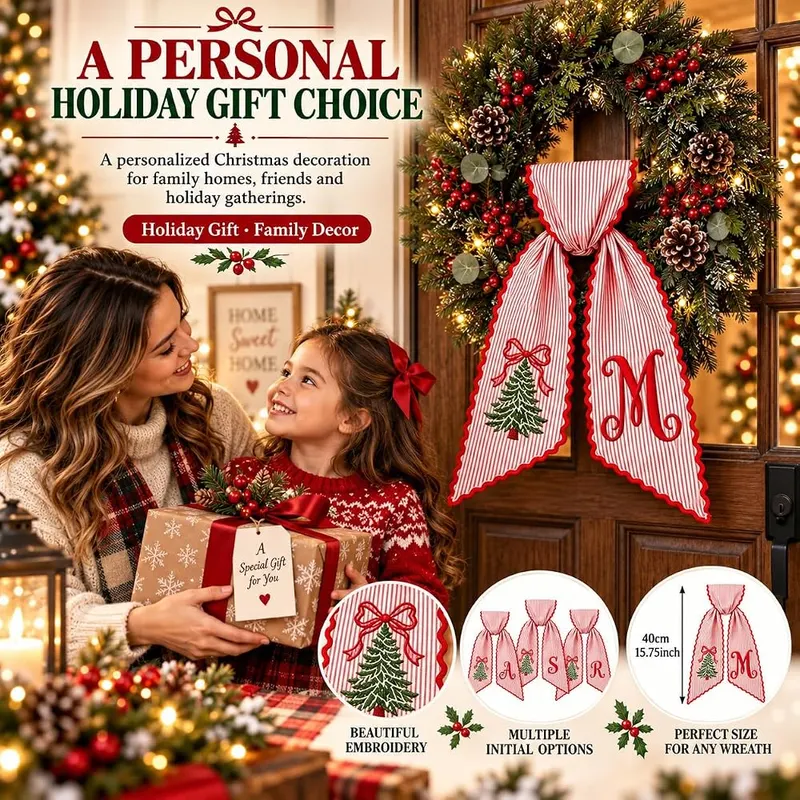 Generic Christmas Wreath Sash #a – product photo 9 of 9