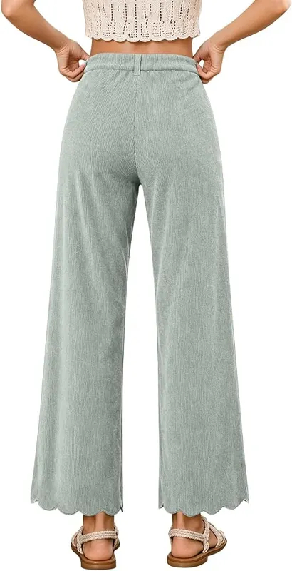 Generic Corduroy Palazzo Pants Y2k – Feature