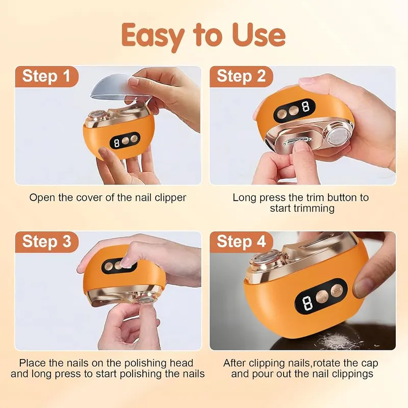 Generic Electric Nail Clipper 3-Speed – product photo 3 of 7