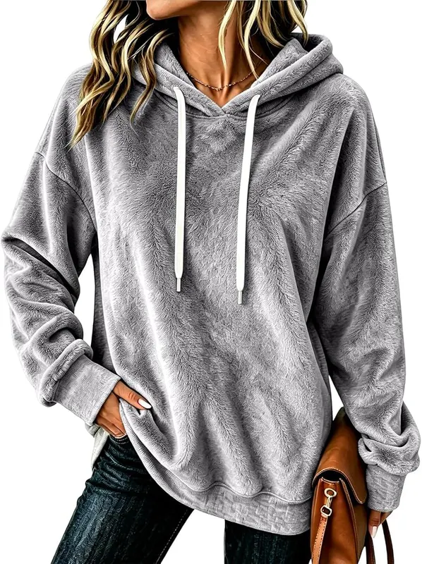 Generic Fall Hoodies A008light Gray X-Large – product photo 2 of 6