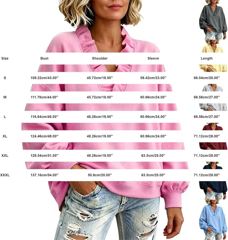 Generic Fall Sweatshirts Pink – Casual daily wear top