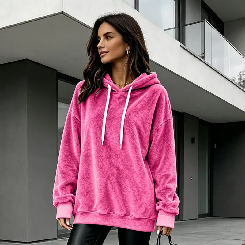 Generic Fall Sweatshirts Y2K A006hot Pink – Match