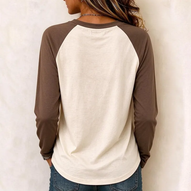 Generic Fall Tops for Women Crew Neck – Versatile Matching & Multiple Color Choices