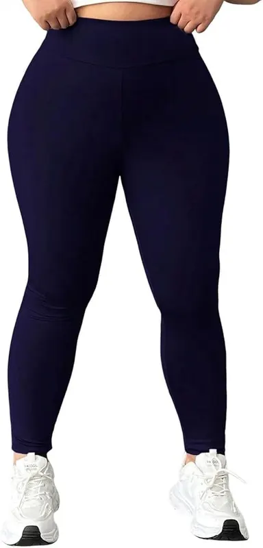 Generic Fleece Lined Leggings H5 Navy – Fabric