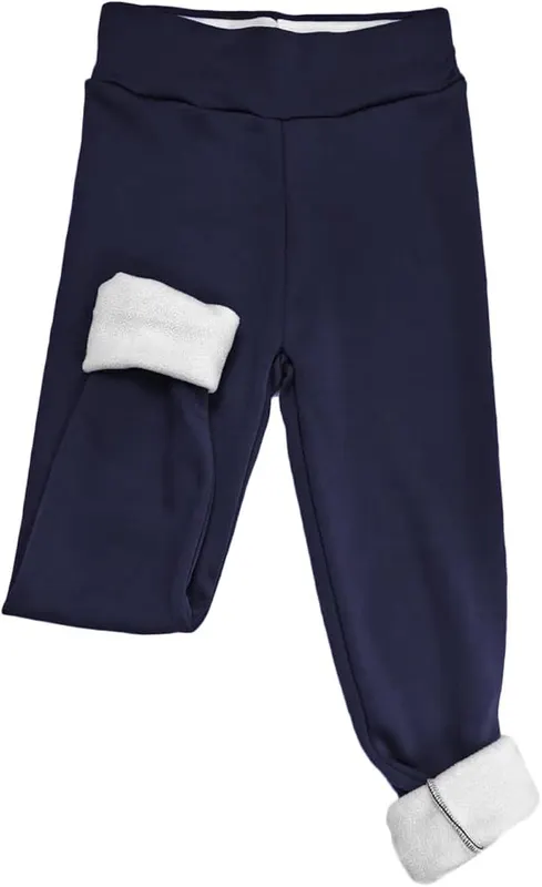 Generic Fleece Lined Leggings H5 Navy – Sherpa-Lined