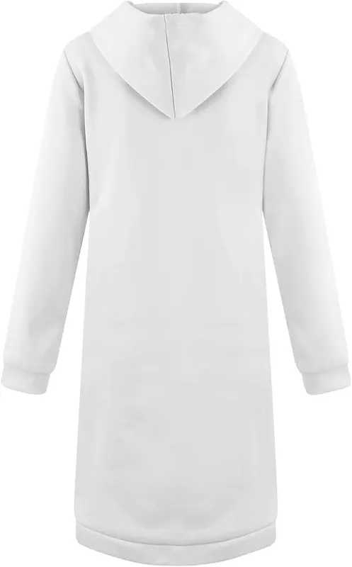 Generic Full Zip Hoodies H15 White – Fabric
