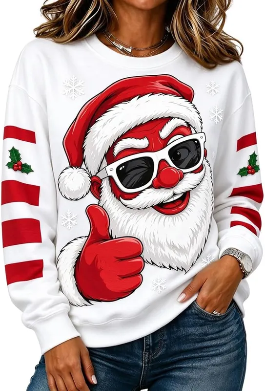 Generic Funny Christmas Shirts A006white – Material