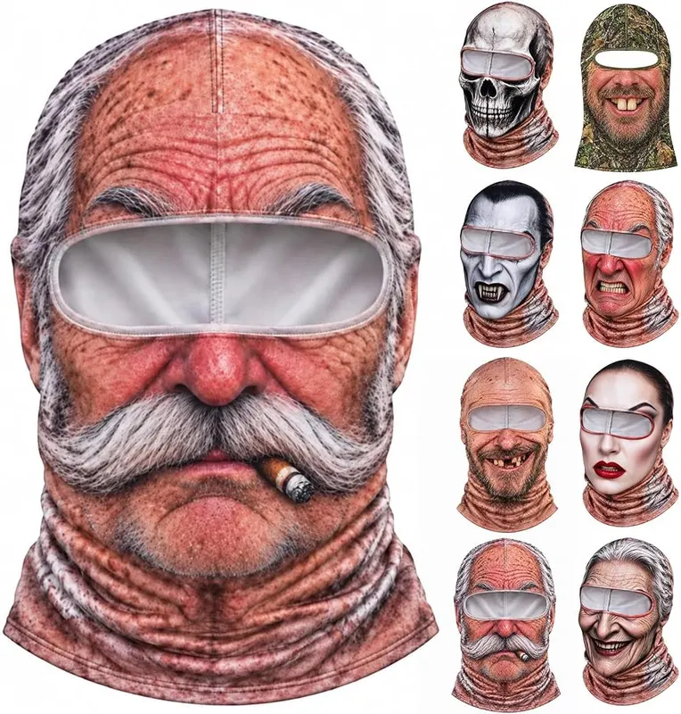 Generic Funny Ski Mask 3D in Grey