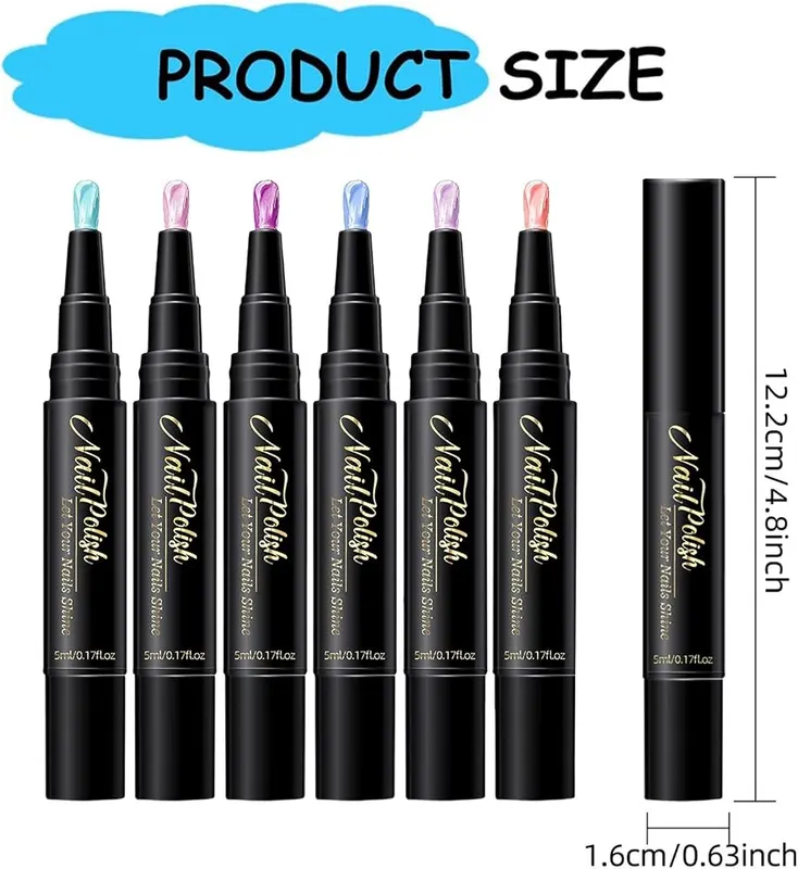 Generic Gel Nail Polish Pens Set 6 – product photo 6 of 7