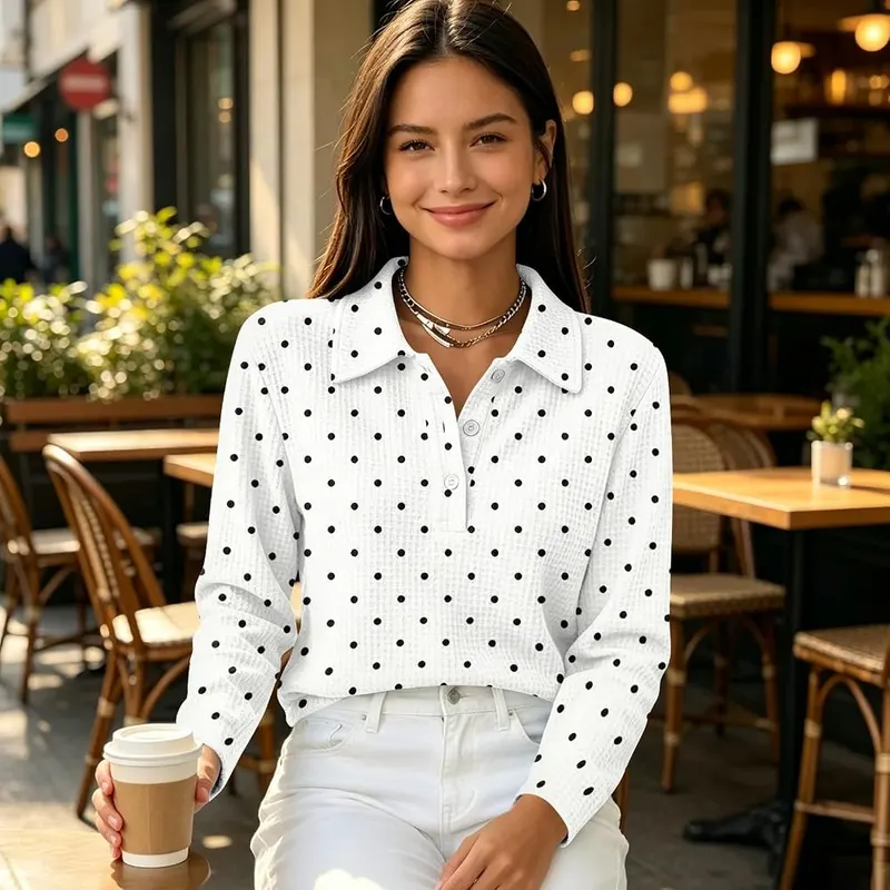 Generic Henley Shirts A001white – product photo 5 of 9