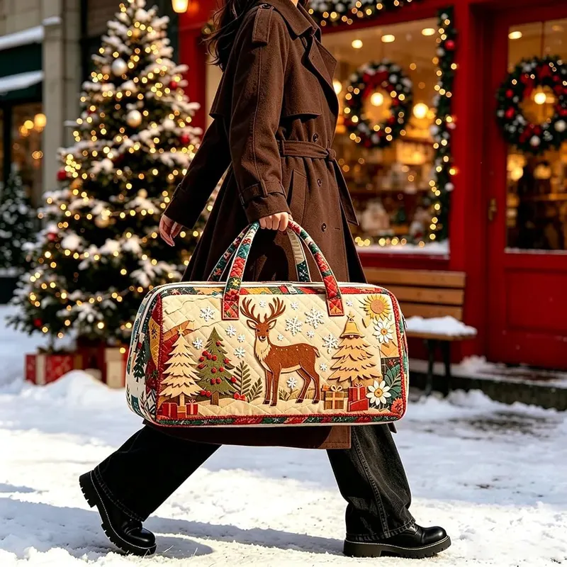 Generic Hippie Van Quilted Duffle Bag – Hippie Bus Weekender Bag
