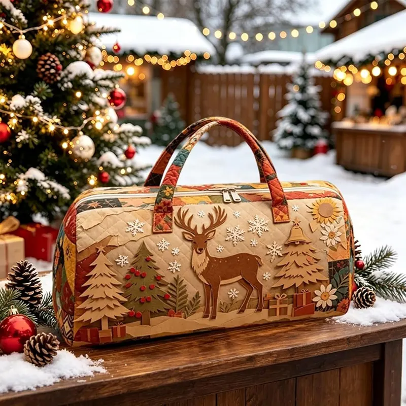 Generic Hippie Van Quilted Duffle Bag – Quilted Travel Bag
