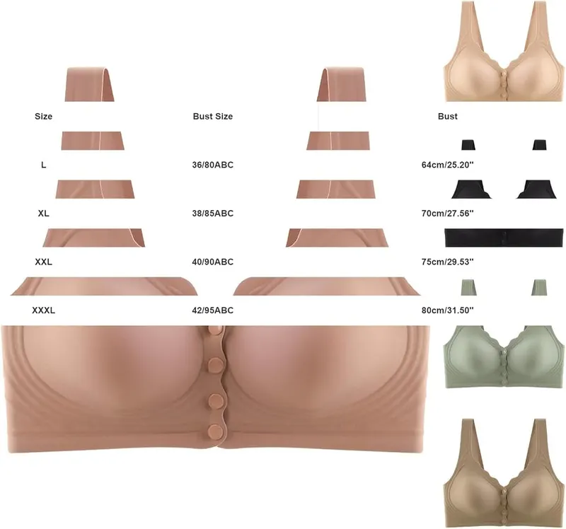 Generic Jelly Bras – Snap Closure