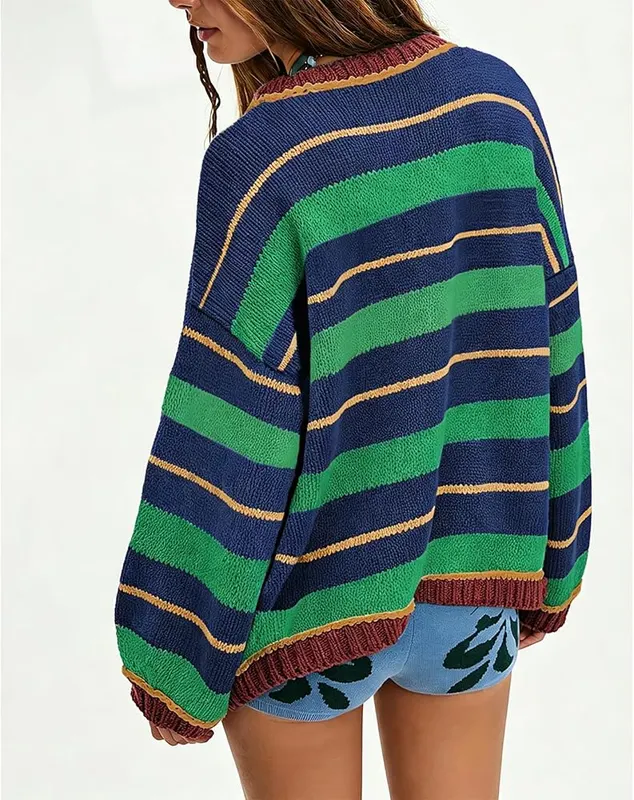 Generic Knit Sweater Y2K A001-green – Knit Fabric