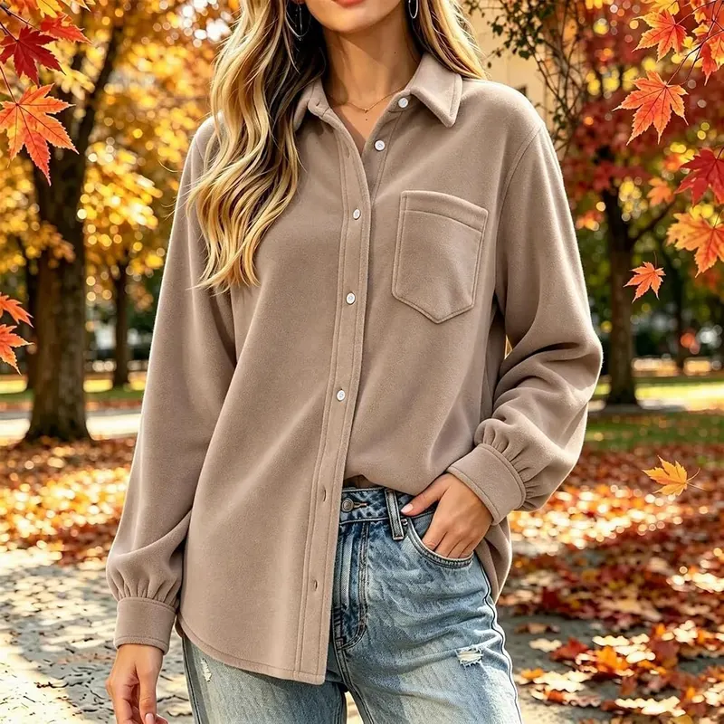 Generic Light Weight Sweatshirt A004khaki Large – Design