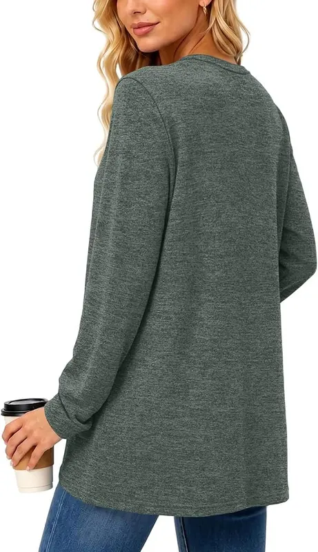 Generic Long Cardigan Sweaters D11 Green – product photo 7 of 8