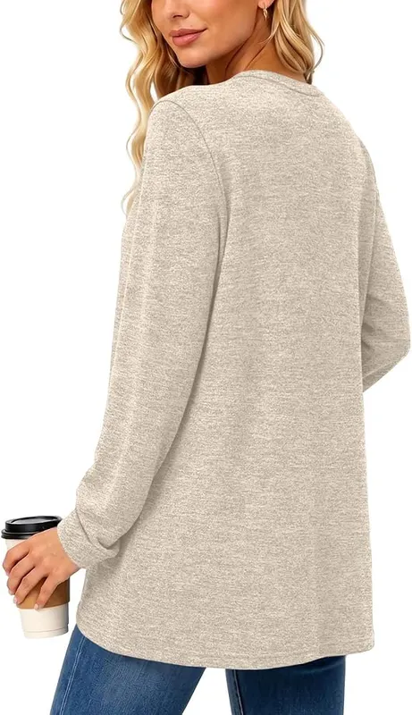 Generic Long Cardigans D01 Beige – product photo 7 of 9