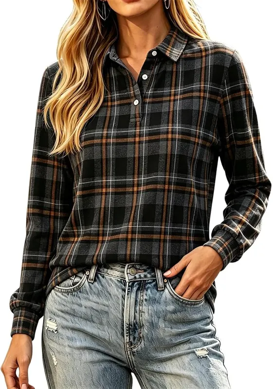 Generic Long Sleeve Polo Shirts A002dark Gray XX-Large – Material
