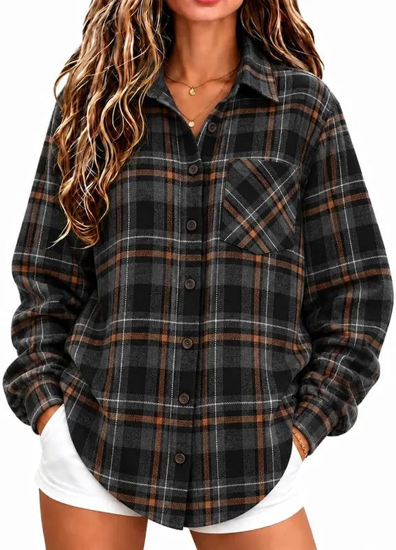 Generic Loose Long Sleeve Shirts A004coffee – Design