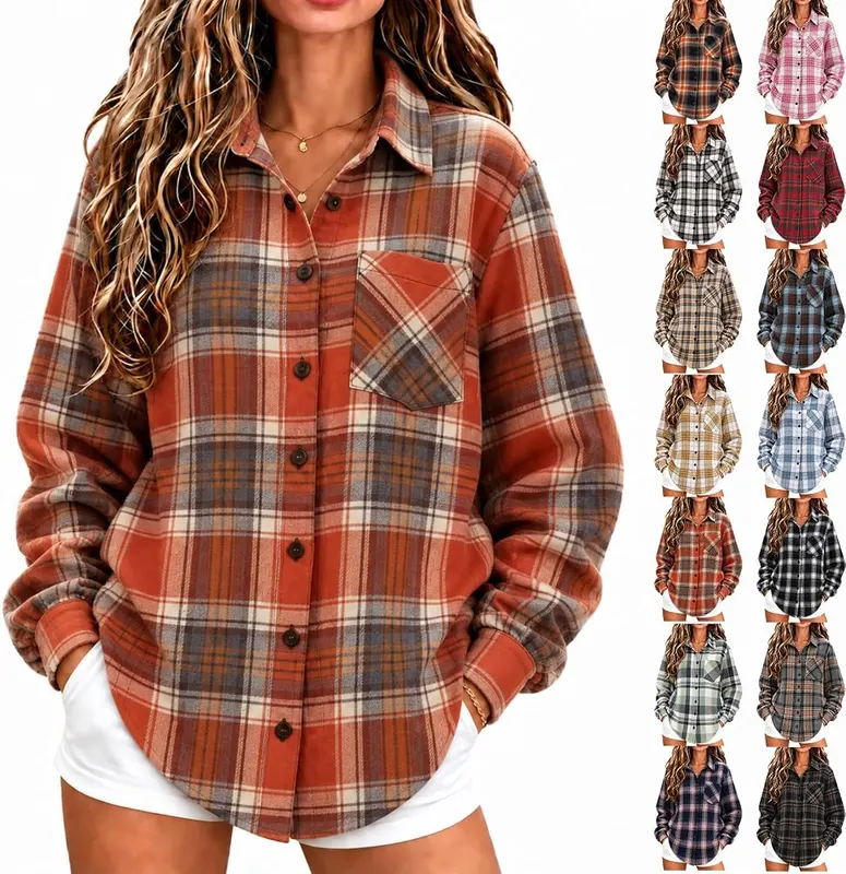 Generic Loose Long Sleeve Shirts A006gray Small in A006gray