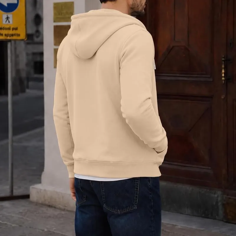 Generic Mens Zip Up Hoodies Oversized Warm – Relaxed oversized fit for streetwear style
