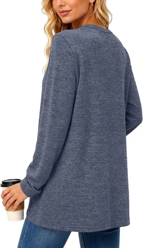Generic Open Front Cardigan D04 Navy Blue – product photo 7 of 8