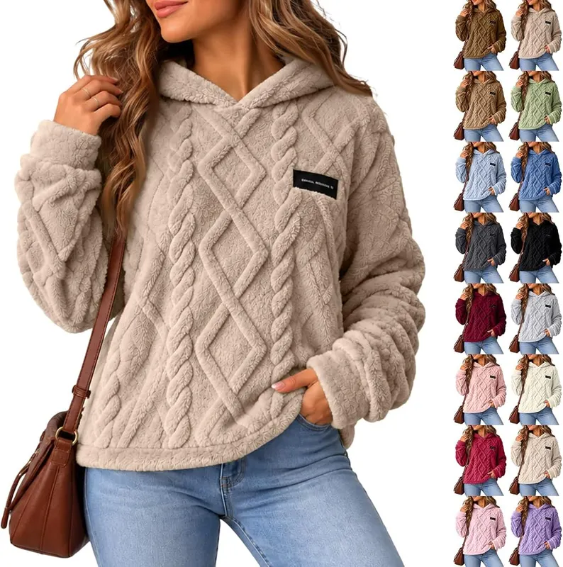 Generic Oversized Hoodie A001-khaki in A001-khaki