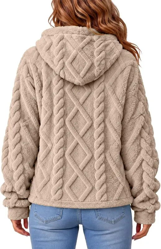 Generic Oversized Hoodie A001-khaki – Versatile Winter Wear