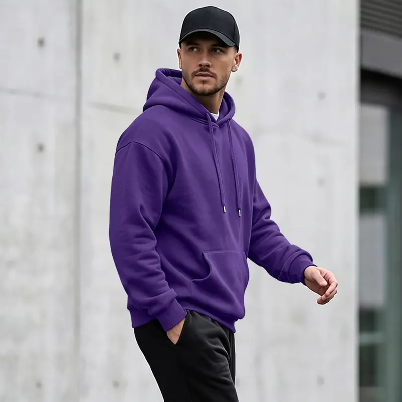 Generic Oversized Hoodies A10 Light Purple – product photo 2 of 6