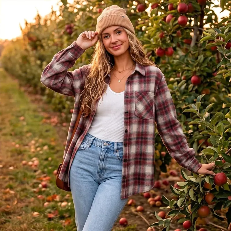 Generic Oversized Shirts A013vermilion – product photo 8 of 8