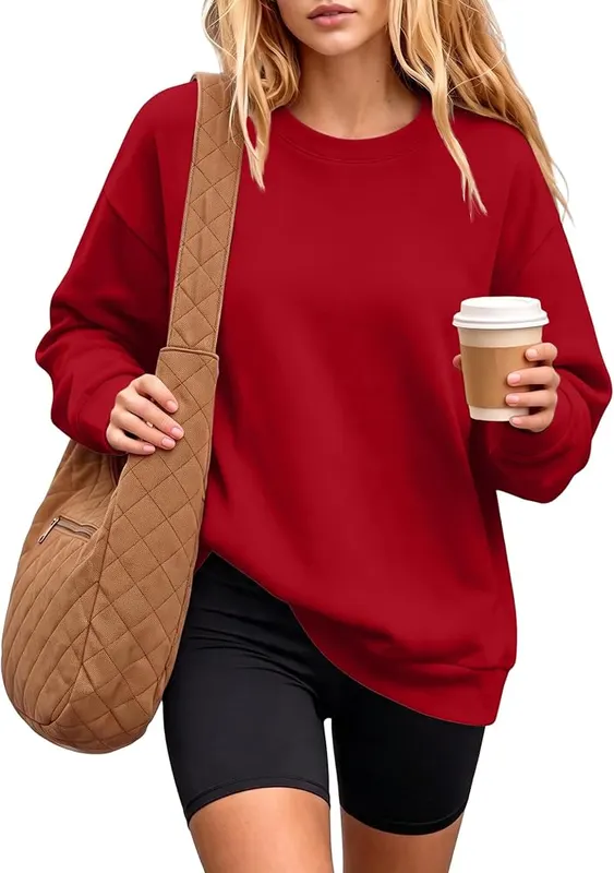 Generic Oversized Sweatshirt A013red – Material