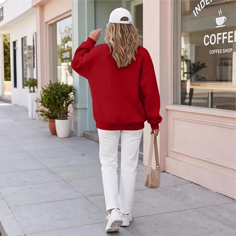 Generic Oversized Sweatshirt A013red – Occasion