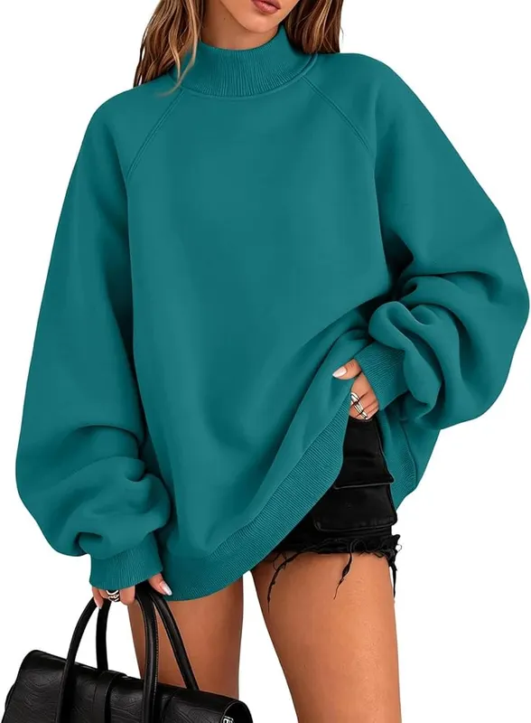 Generic Oversized Sweatshirts A001turquoise Small – Material