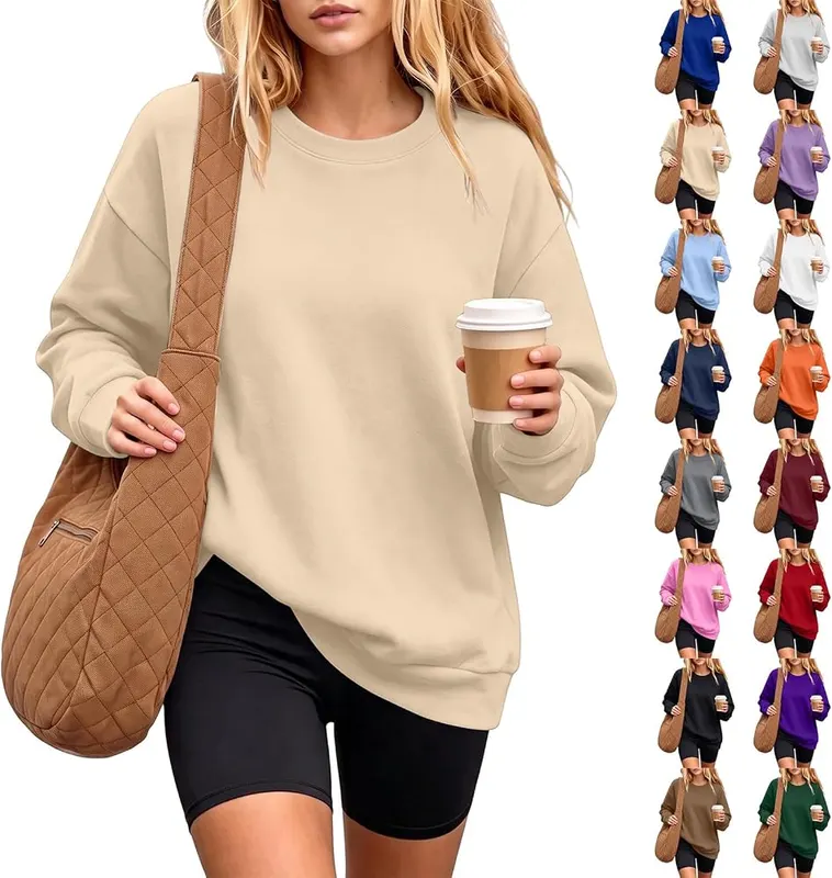 Generic Oversized Sweatshirts A005dark Gray in A005dark Gray