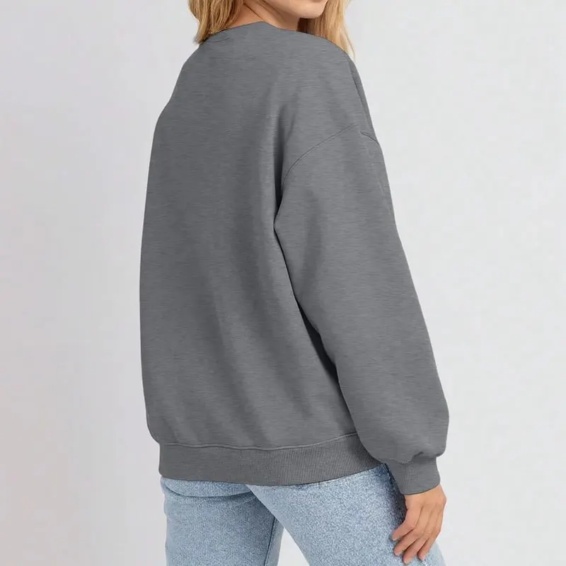 Generic Oversized Sweatshirts A005dark Gray – product photo 3 of 6