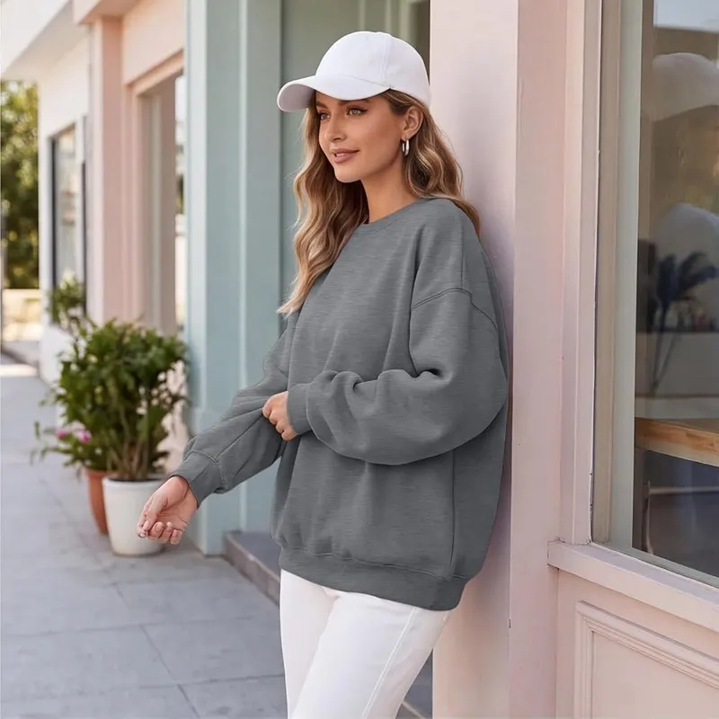 Generic Oversized Sweatshirts A005dark Gray – product photo 5 of 6