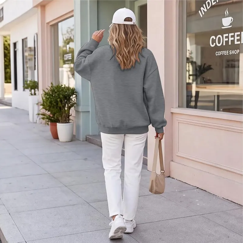 Generic Oversized Sweatshirts A005dark Gray – product photo 6 of 6
