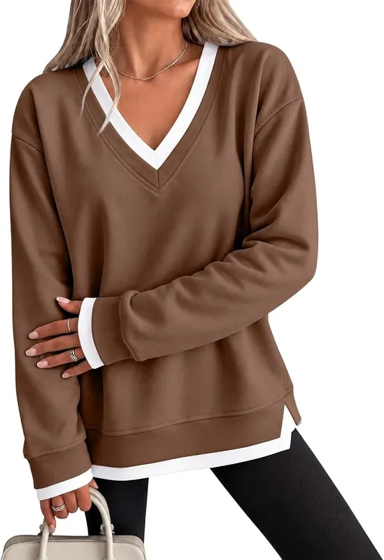 Generic Oversized Sweatshirts Y2k C005-coffee in C005-coffee