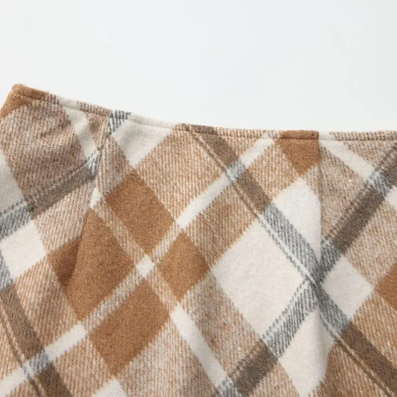 Generic Plaid Skirts Y2k Y002-beige X-Large – Safe & Comfortable Design