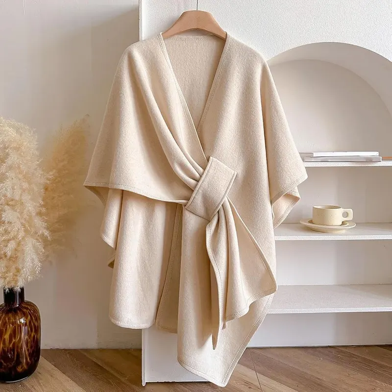 Generic Poncho Shawl Wraps – Pull-Through Design