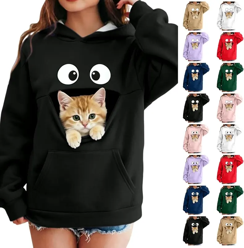 Generic Pull Pocket For Dogs Girls Cat in A1 Black