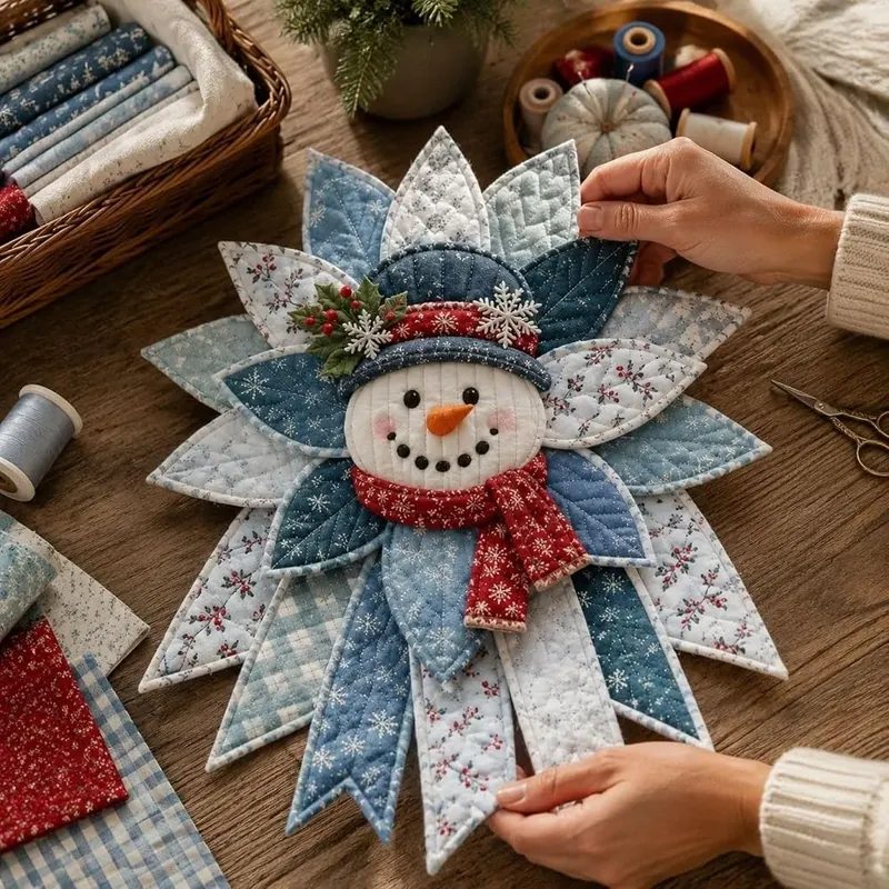 Generic Quilted Christmas Door Hanging DIY Sewing – product photo 4 of 6