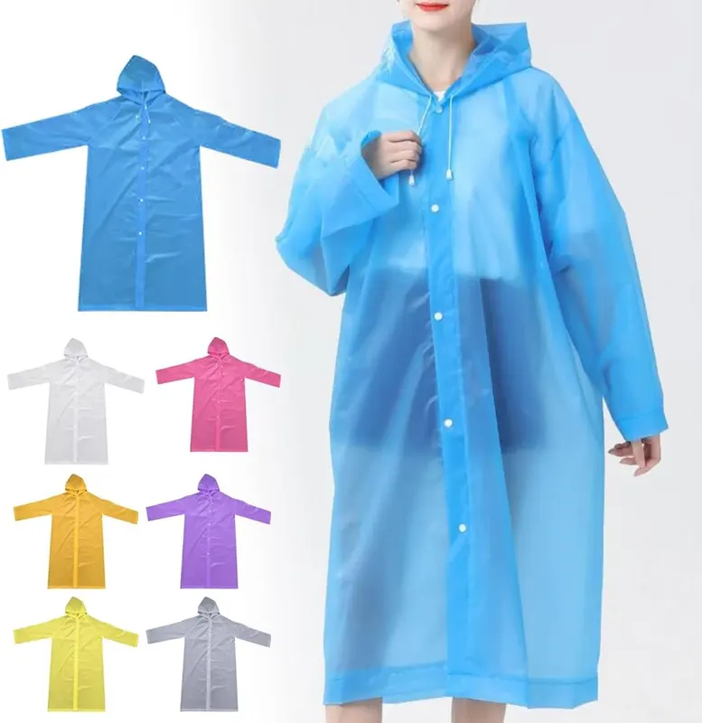 Generic Rain Ponchos – Quick snap front closure design