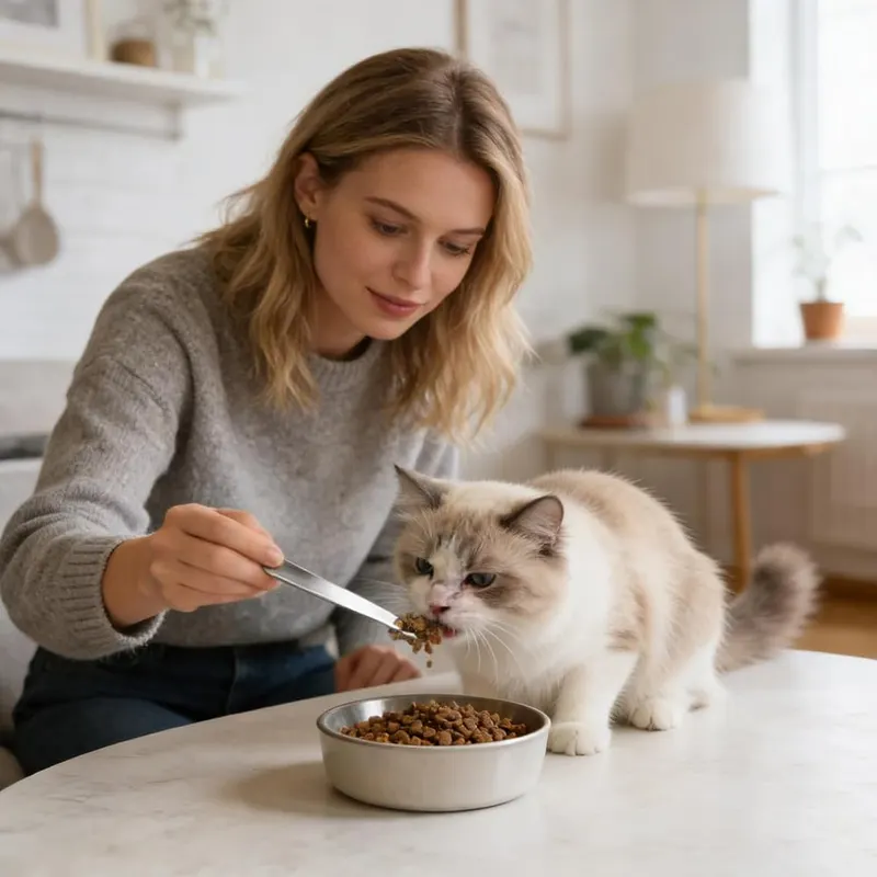 Generic Stainless Steel Cat Spoon – Seamless smooth cleaning surface