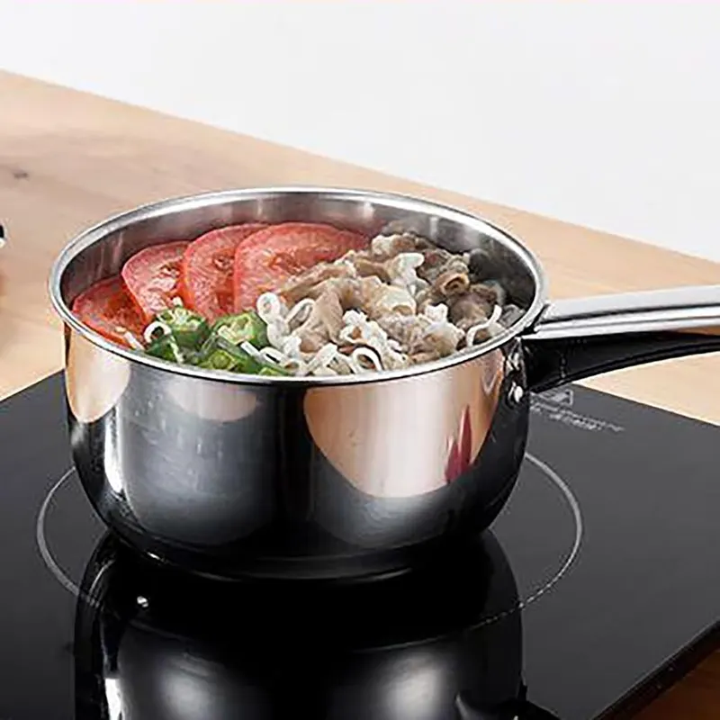 Generic Thick Stainless Steel Saucepan Silver – product photo 3 of 8