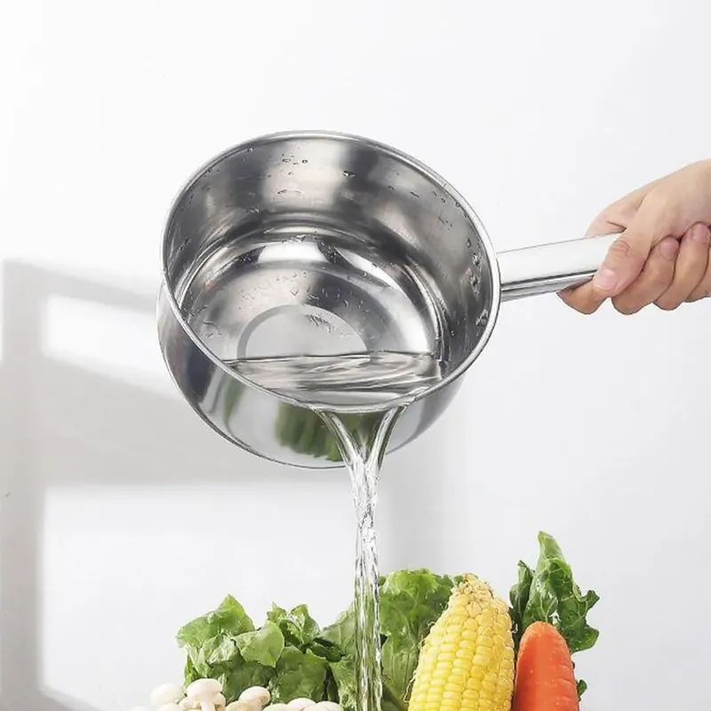 Generic Thick Stainless Steel Saucepan Silver – product photo 7 of 8
