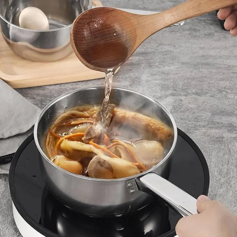 Generic Thick Stainless Steel Saucepan Silver – product photo 8 of 8
